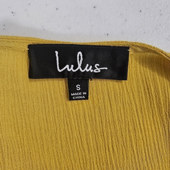 Lulus Much Obliged Golden Yellow Wrap Maxi Dress - Picture 6 of 8